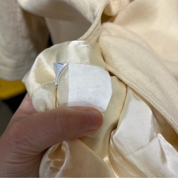 Pendleton Vintage Wool Single Button Cream Women's Blazer - Picture 13 of 15